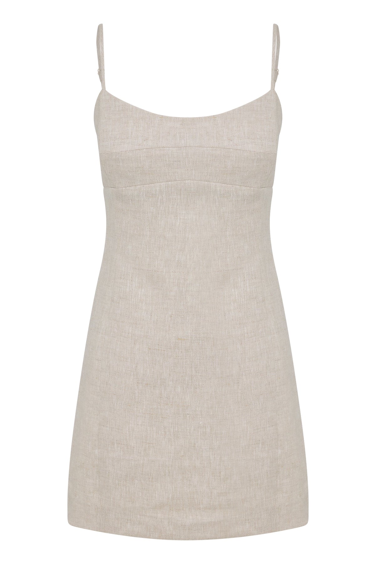Nude Lucy Carmela Linen Mini Dress | Natural