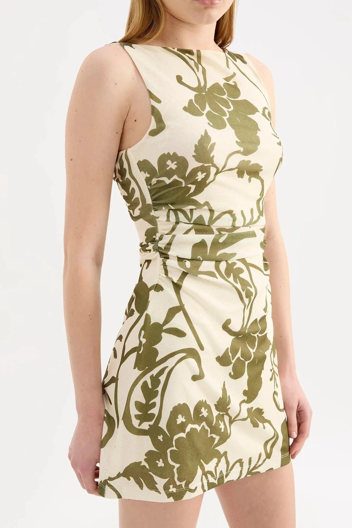 Nude Lucy Dahlia Mesh Mini Dress | Dahlia