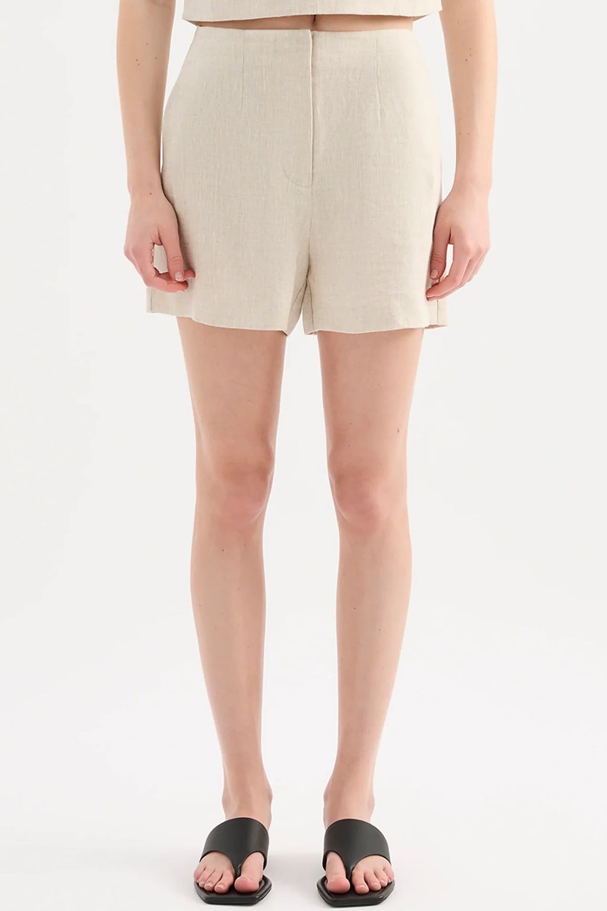 Nude Lucy Marli Linen Short | Natural