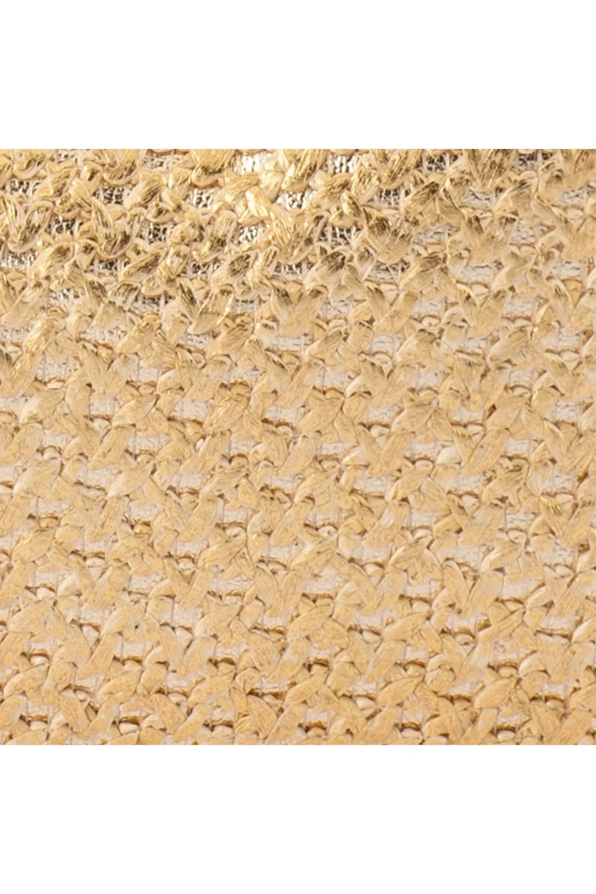 Olga Berg The Eden Woven Hobo Bag | Gold