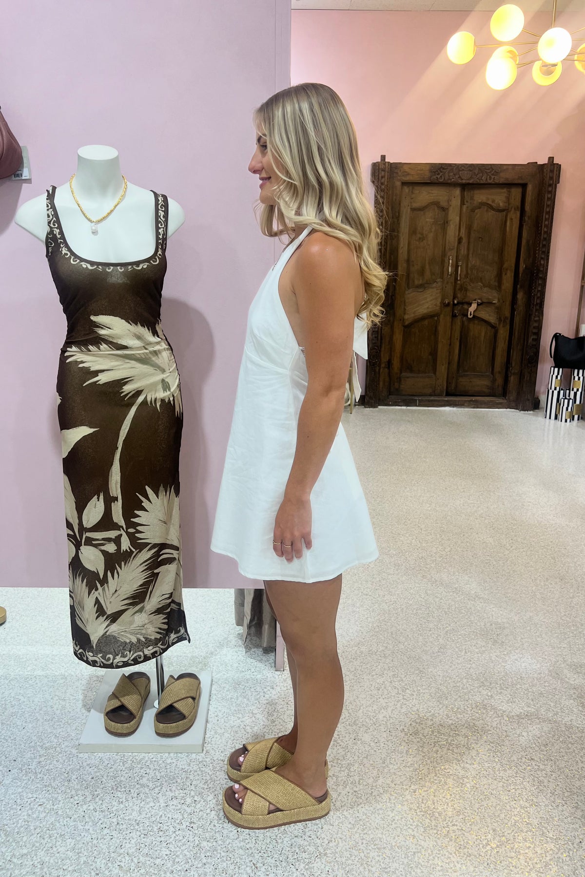 Ownley Eliana Mini Dress | Ivory - Fifi & Annie Ownley Eliana Mini Dress | Ivory - Fifi & Annie