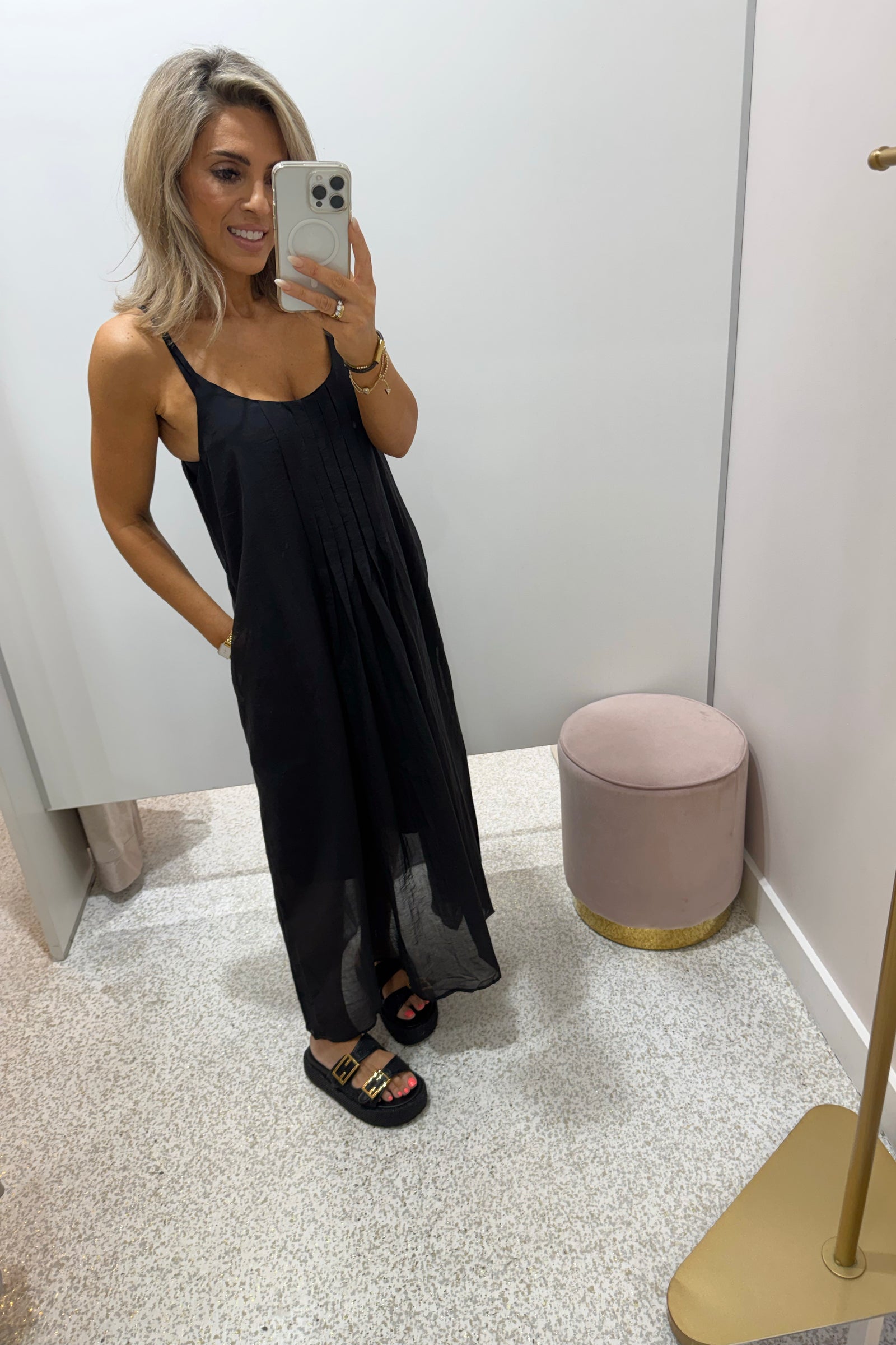 Chosen By Fifi & Annie The Esther Maxi Dress | Black