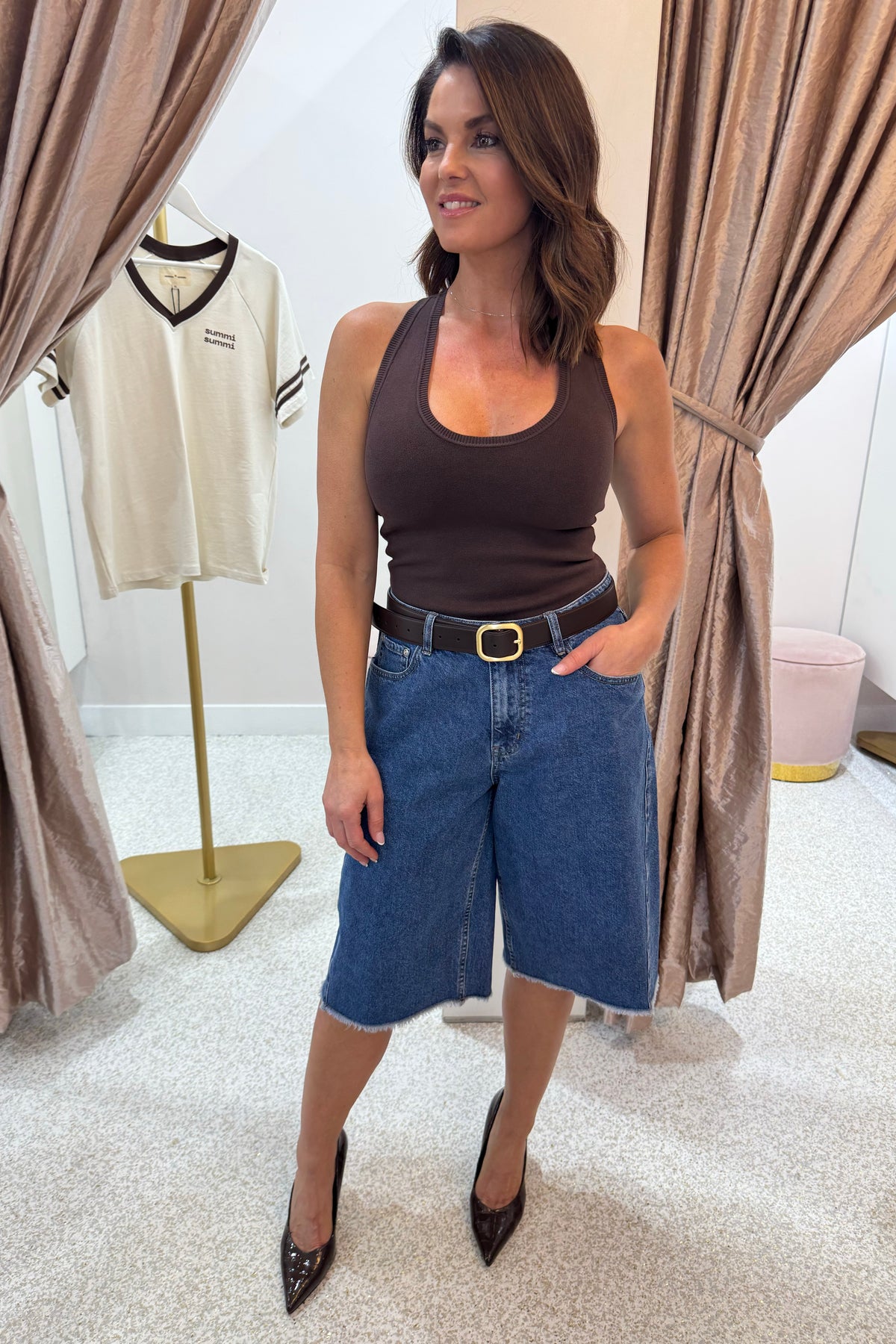 Summi Summi Halle Tank | Espresso