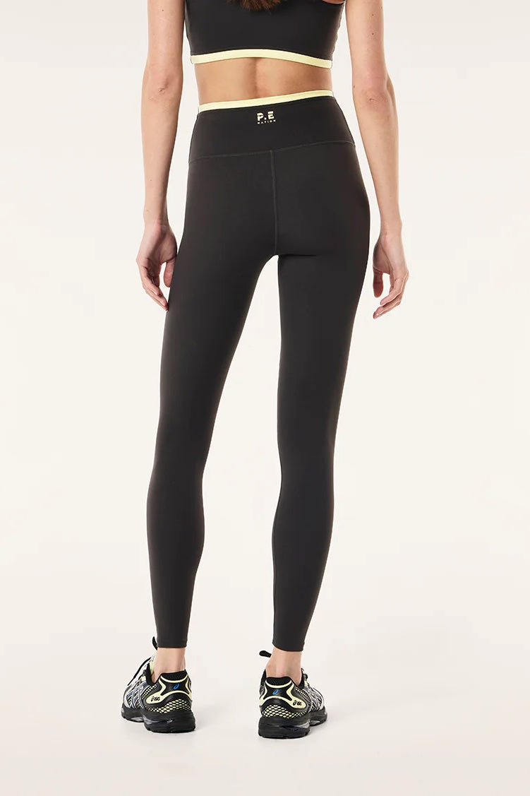 P.E Nation Vita Full Length Legging | Smokestone/Lemonade