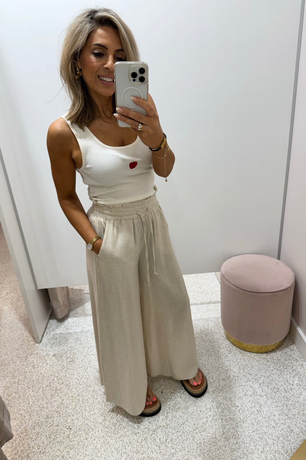 Chosen By Fifi & Annie The Slow Mornings Culotte Pants | Natural