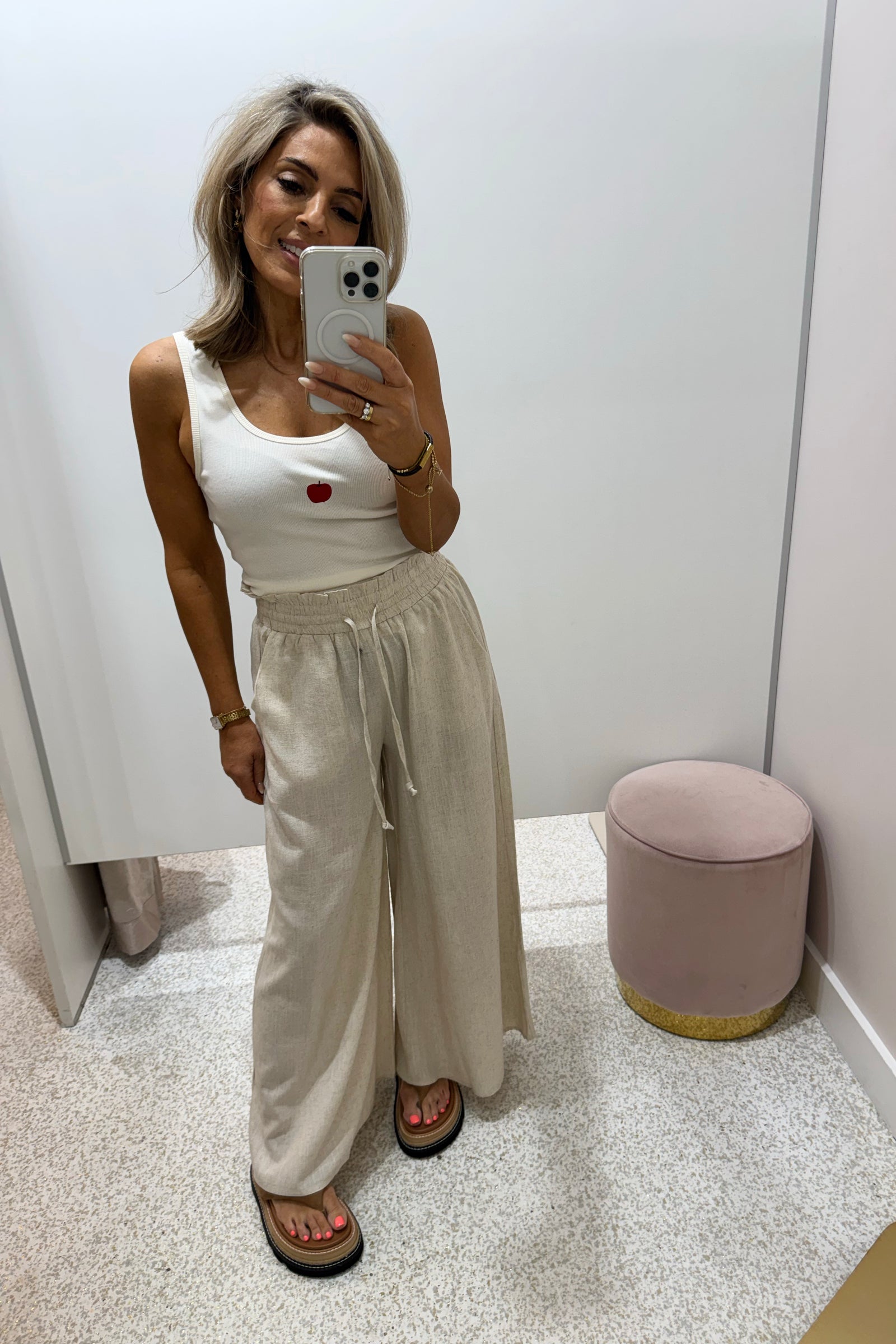 Chosen By Fifi & Annie The Slow Mornings Culotte Pants | Natural