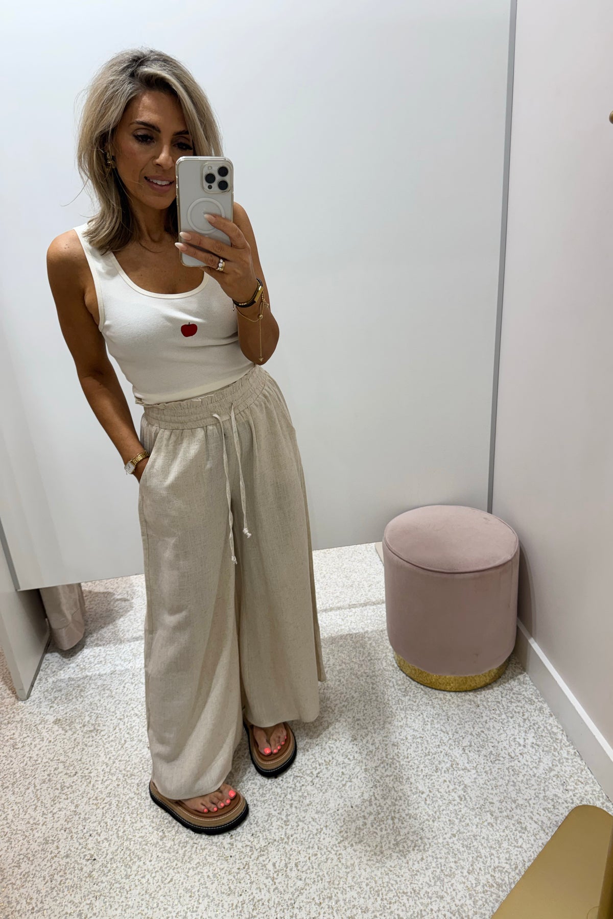 Chosen By Fifi & Annie The Slow Mornings Culotte Pants | Natural