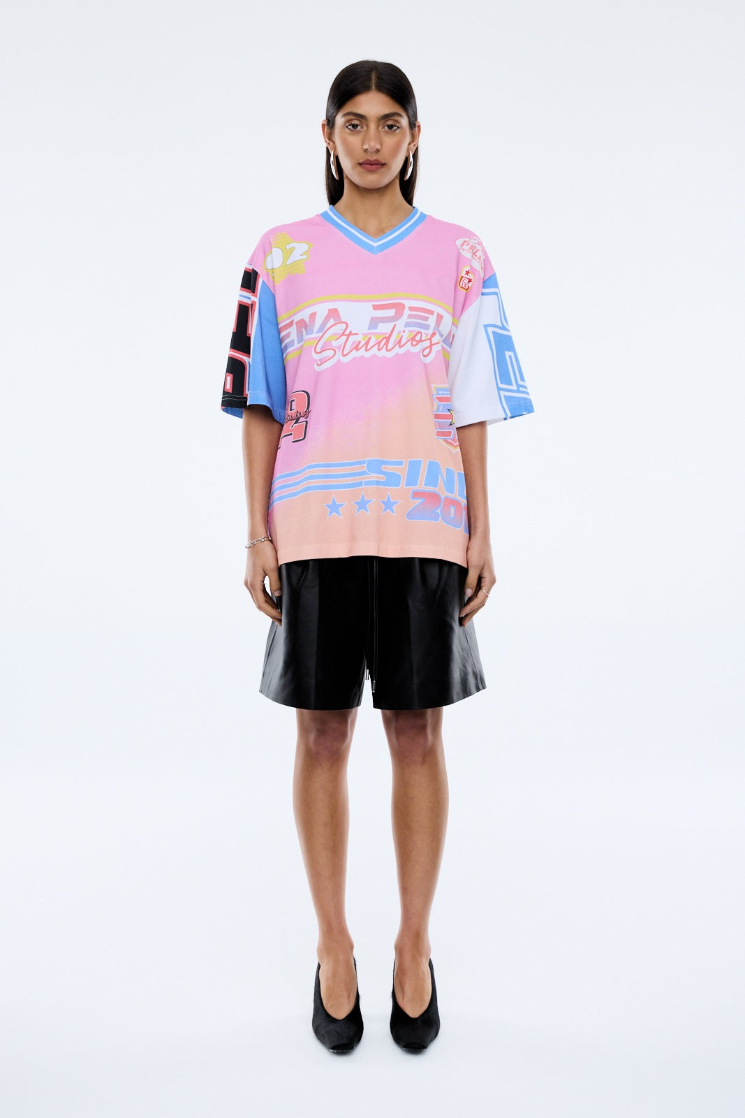 Ena Pelly F1 Hotrod Jersey Tee | Multi