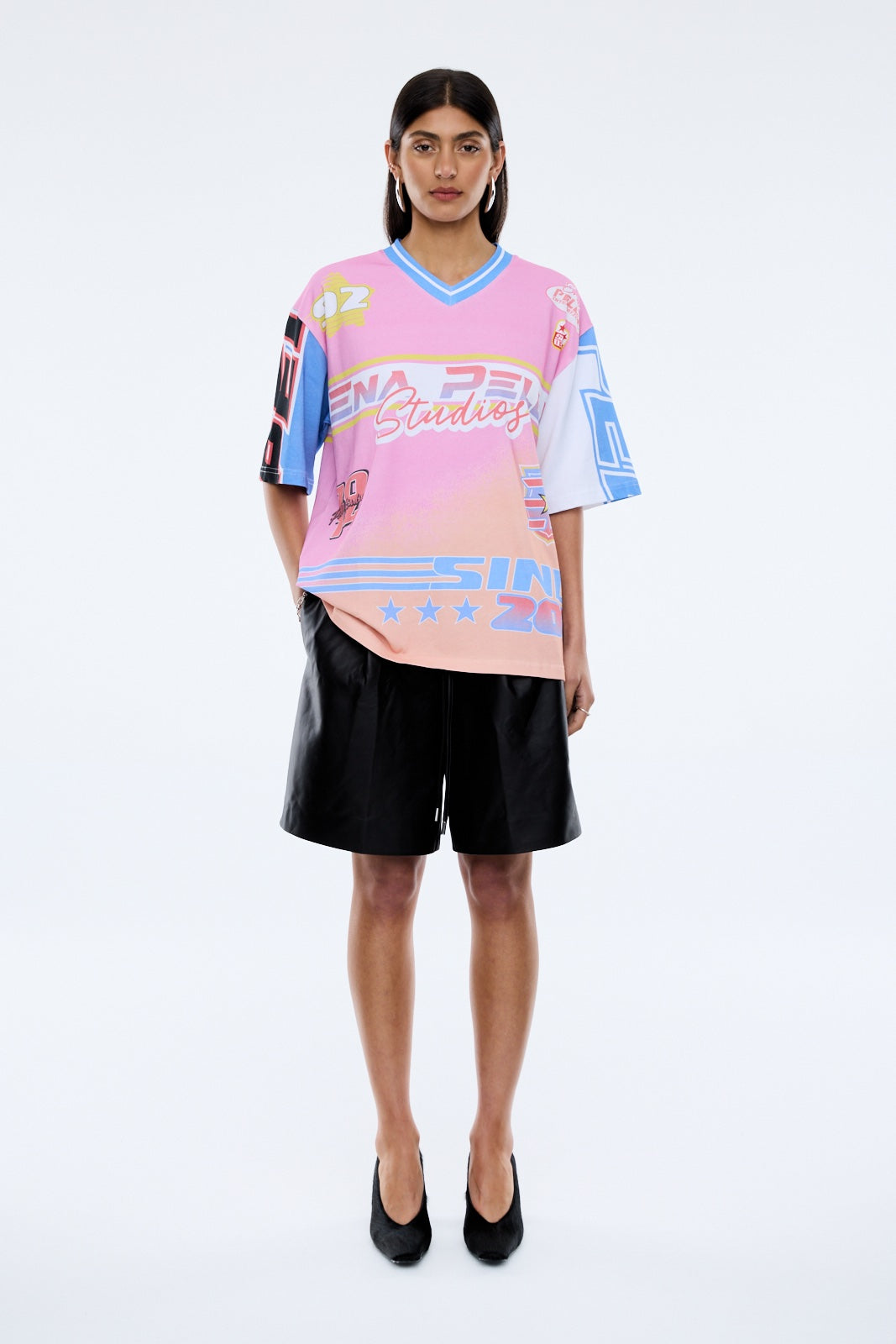 Ena Pelly F1 Hotrod Jersey Tee | Multi