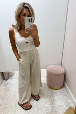 Chosen By Fifi & Annie The Slow Mornings Culotte Pants | Natural