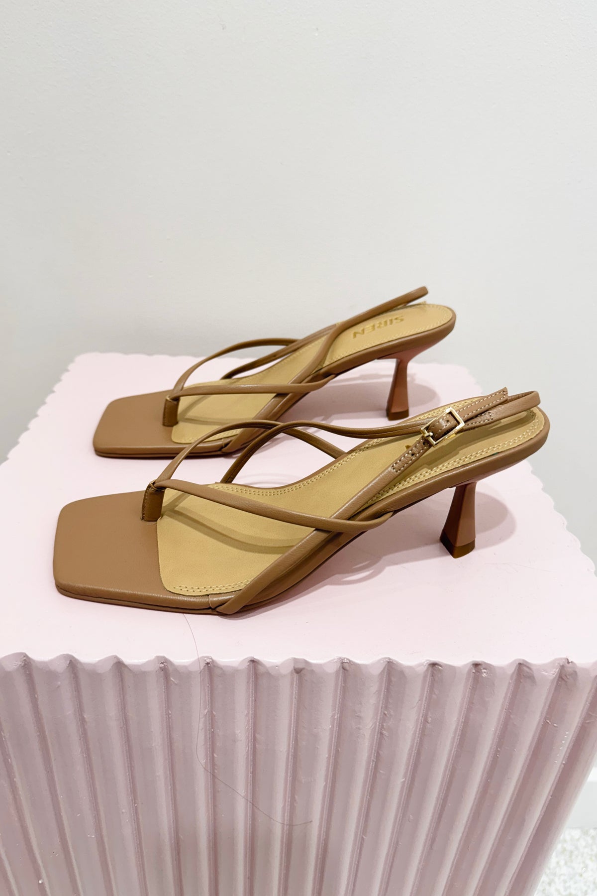 Siren Santorini Strappy Thong | Almond Tan