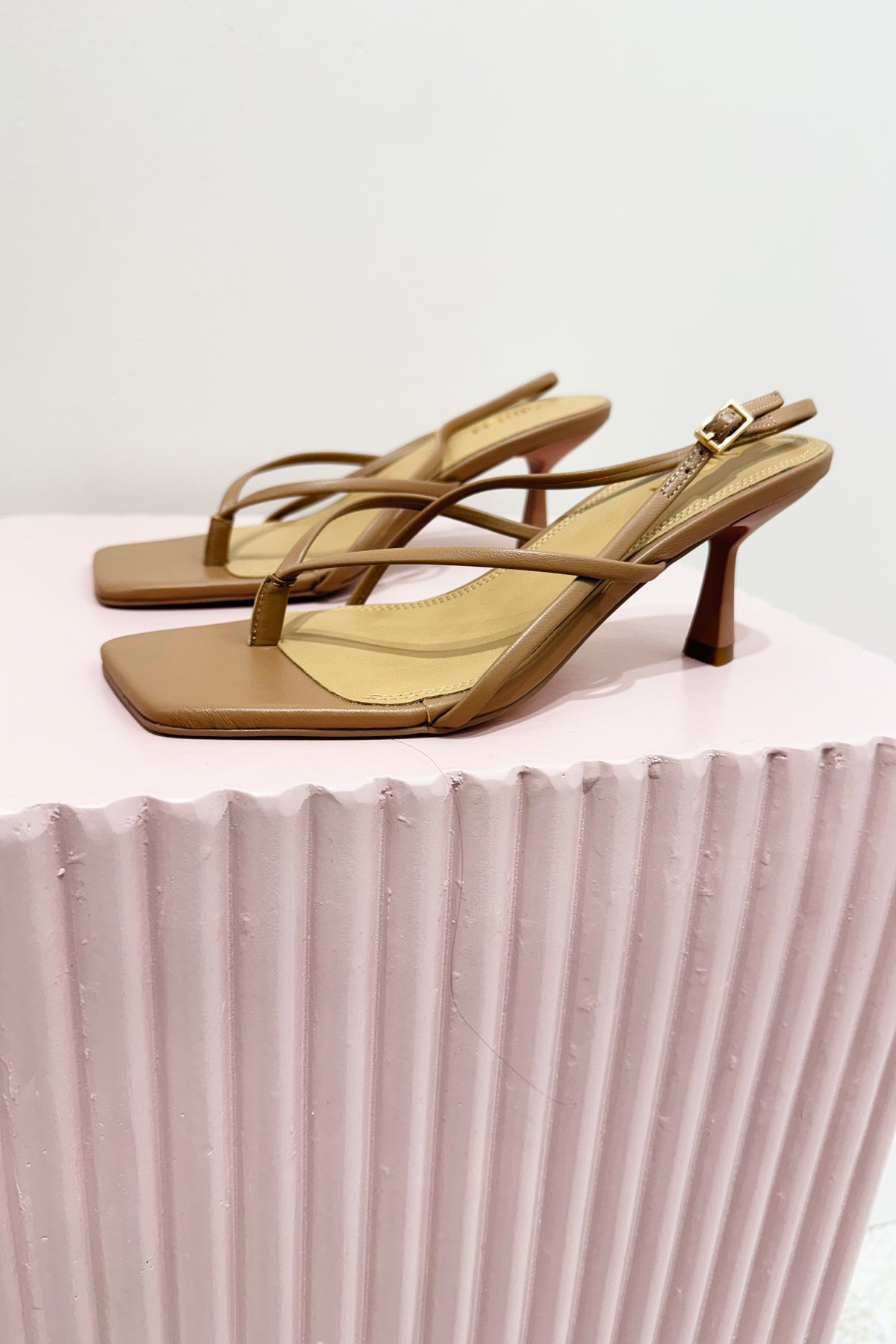 Siren Santorini Strappy Thong | Almond Tan