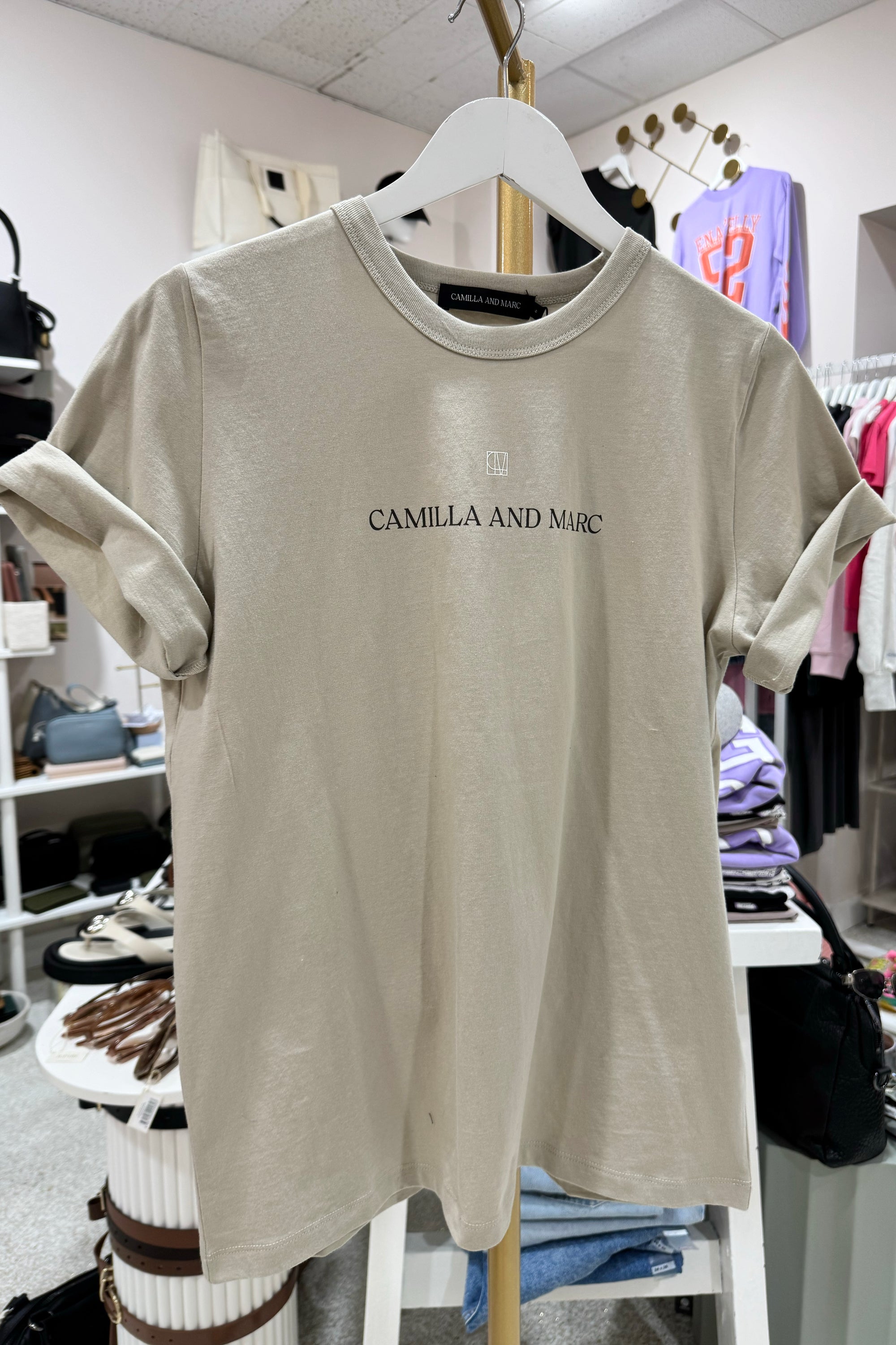 C&M Camilla & Marc Grayson Tee | Oyster
