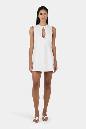 Ownley Nessa Linen Mini Dress | Ivory