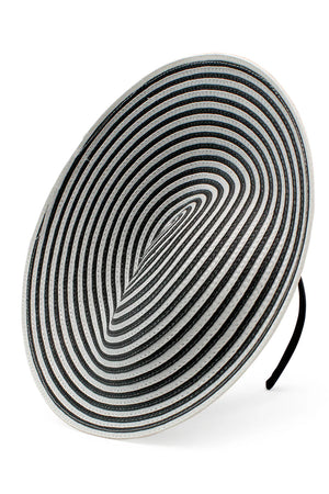 Morgan & Taylor Erika Fascinator | Black / White