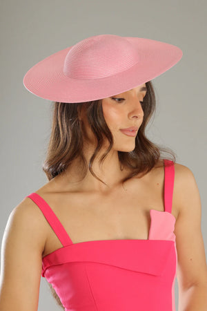 Morgan & Taylor Mini Mona Plate Hat | Candy Pink