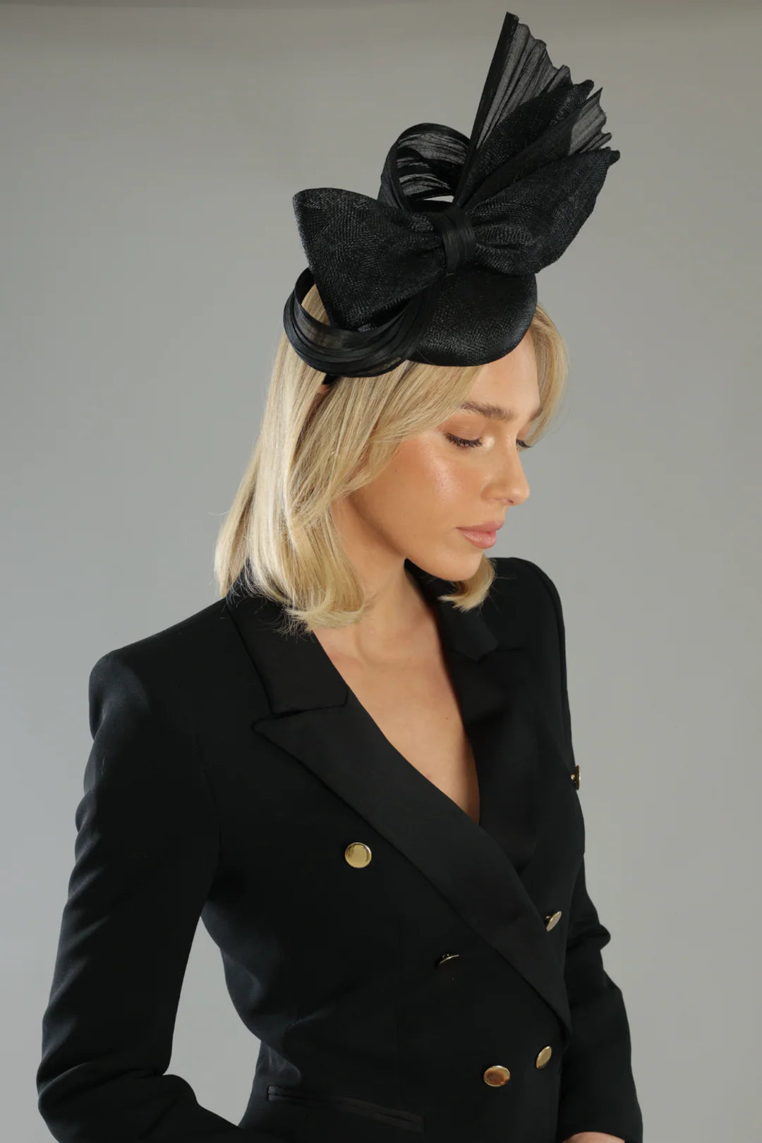 Morgan & Taylor Illiana Fascinator | Black