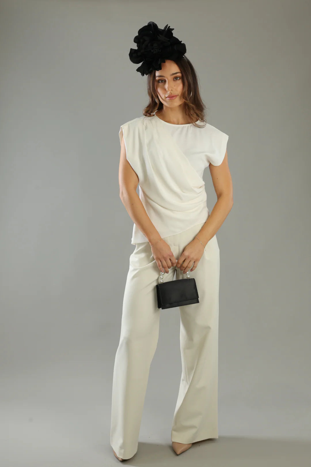 Morgan & Taylor Cindy Fascinator | Black