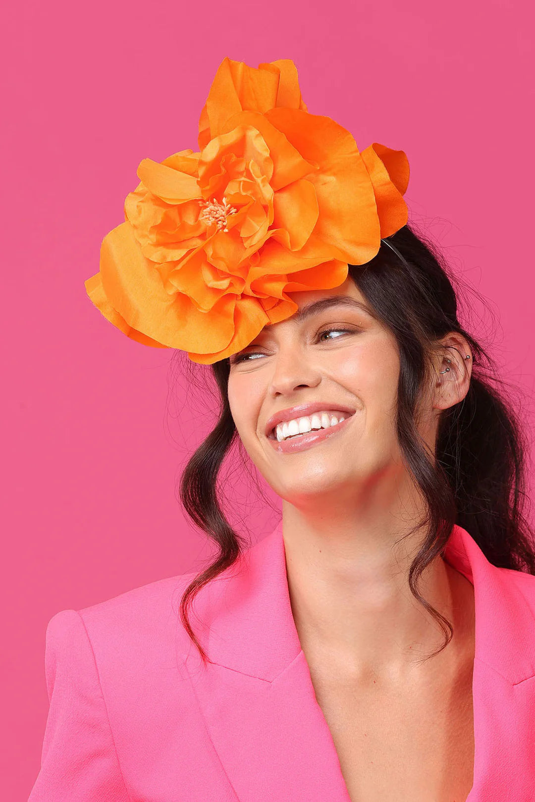 Morgan & Taylor Cindy Fascinator | Orange