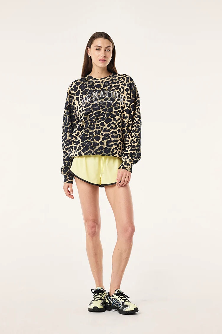 P.E Nation Heritage Sweat | Leopard Print