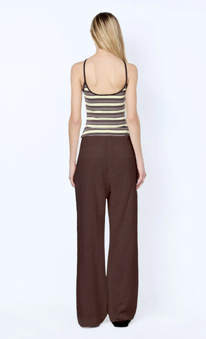Bec + Bridge Vinnie Wide Leg Pant | Dark Chocolate