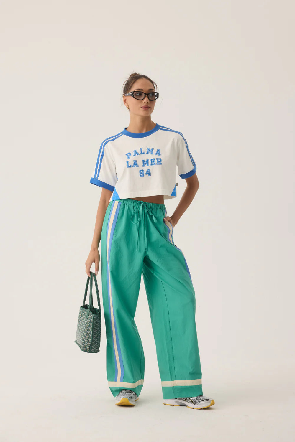 Araminta James Palma Cropped Tee | Snow
