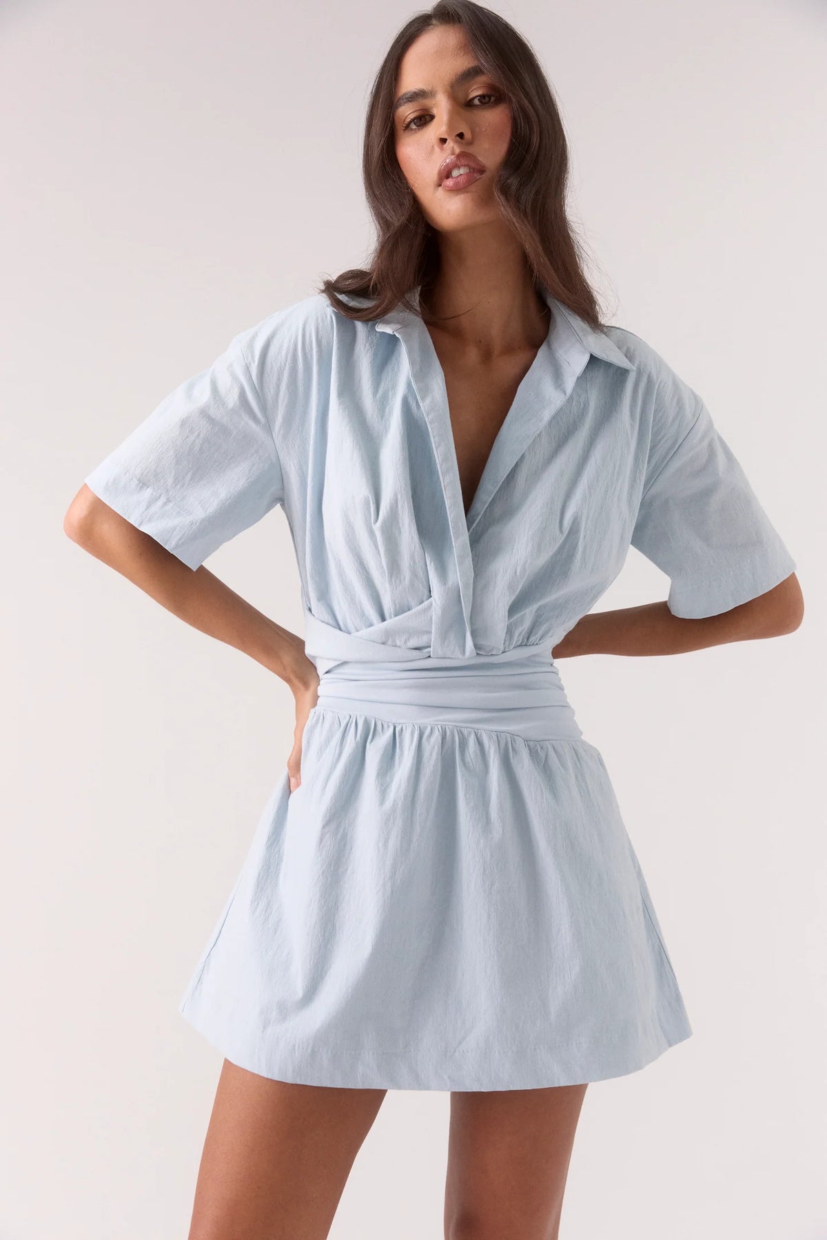 Sovere Studio Atlas Mini Dress | Vista Blue