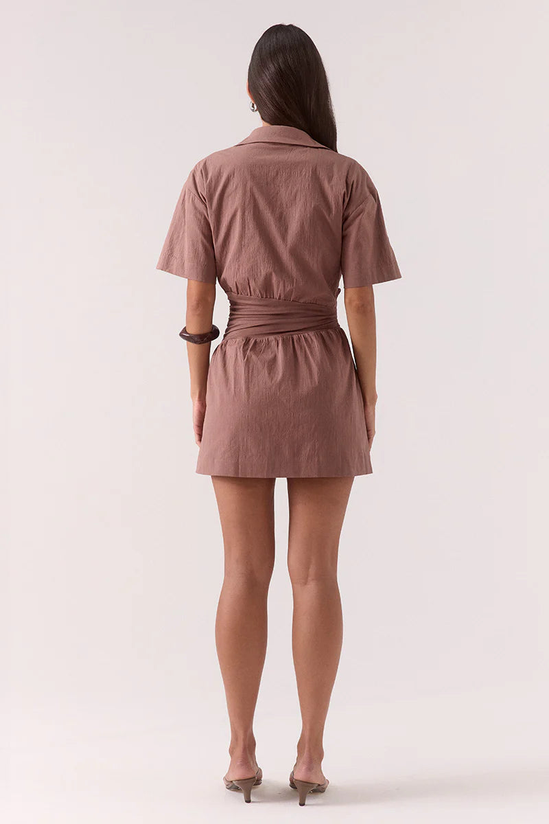Sovere Studio Atlas Mini Dress | Mocha