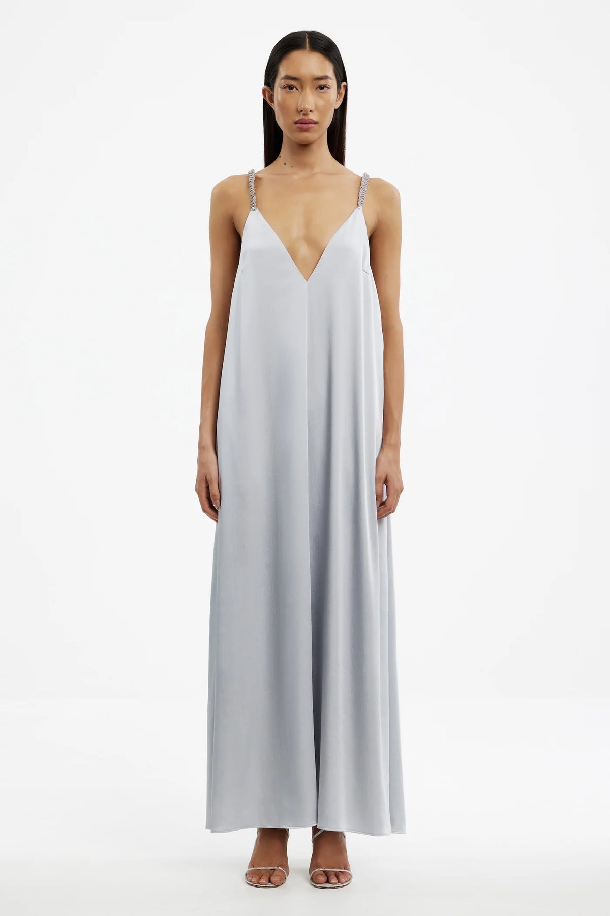 Significant Other Abbey Trapeze Maxi Dress | Pewter