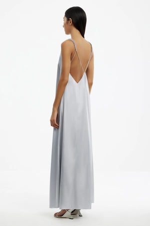 Significant Other Abbey Trapeze Maxi Dress | Pewter