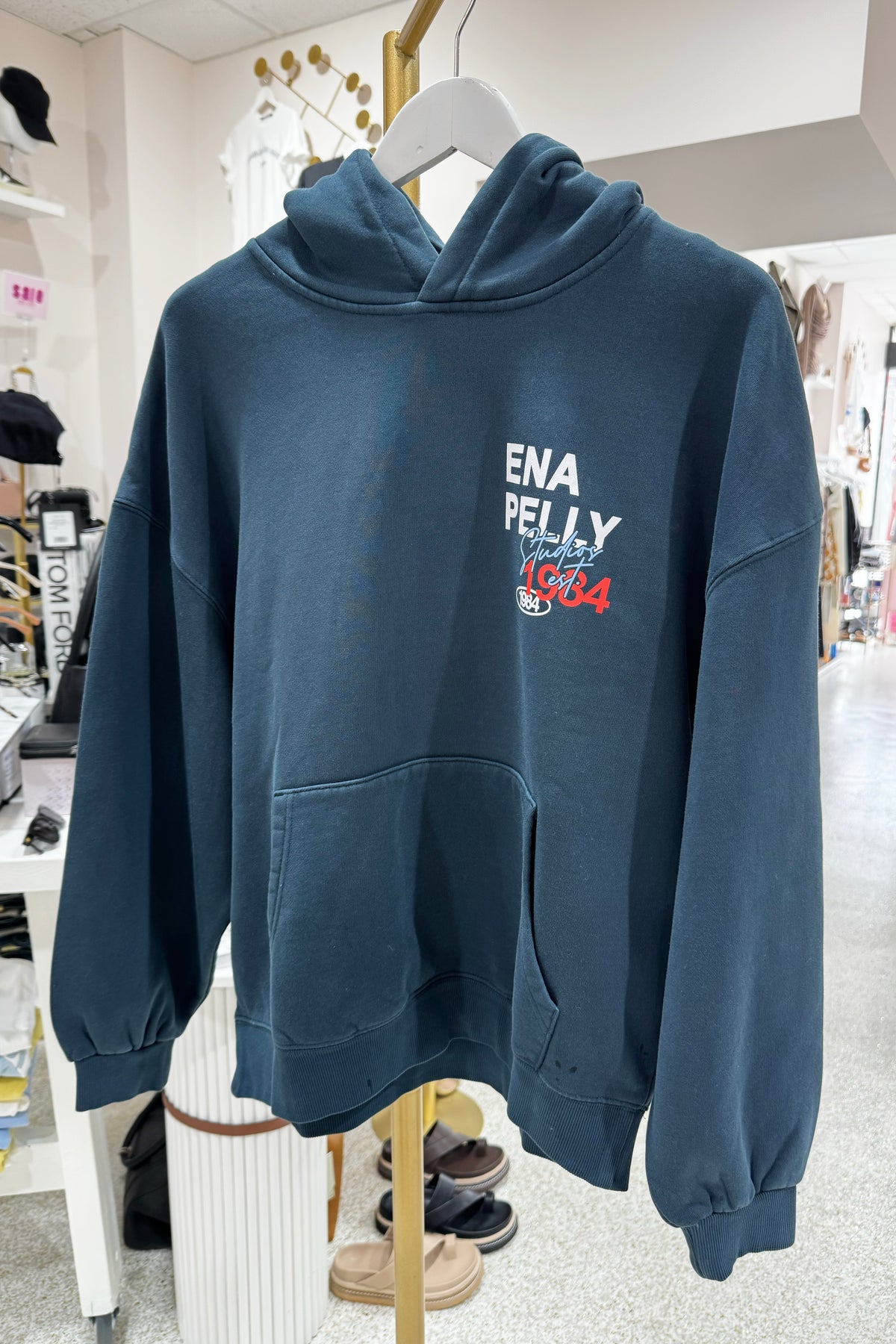 Ena Pelly Script Studio Hoodie | Emerald