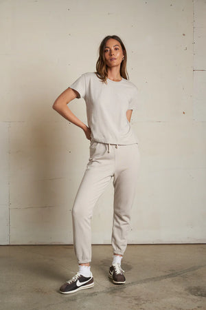 Perfect White Tee Harley Boxy Crew Tee | Silver