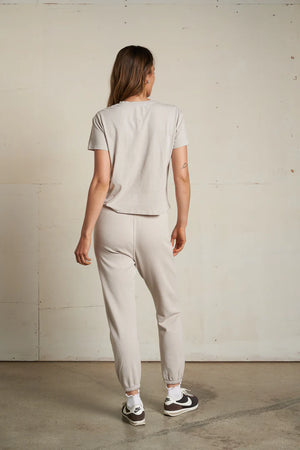 Perfect White Tee Harley Boxy Crew Tee | Silver