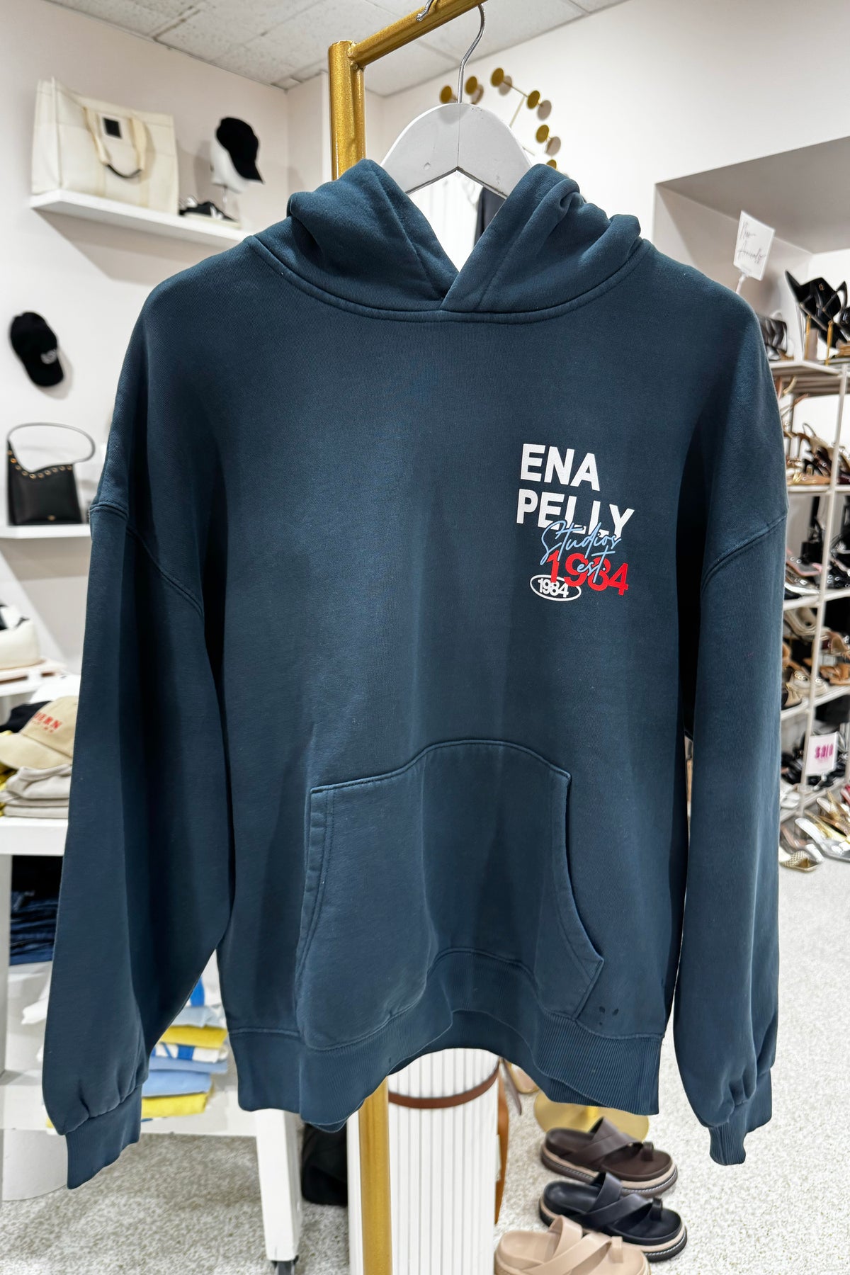 Ena Pelly Script Studio Hoodie | Emerald