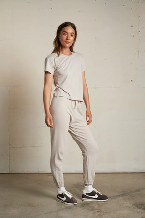 Perfect White Tee Harley Boxy Crew Tee | Silver