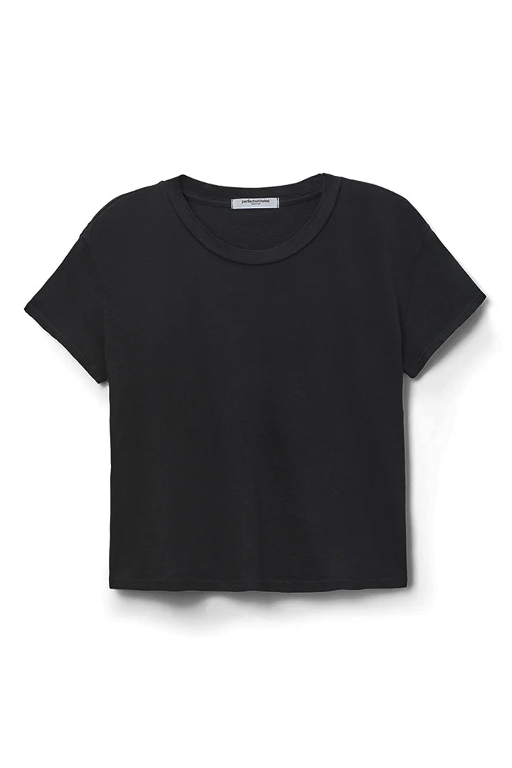 Perfect White Tee Harley Boxy Crew Tee | True Black