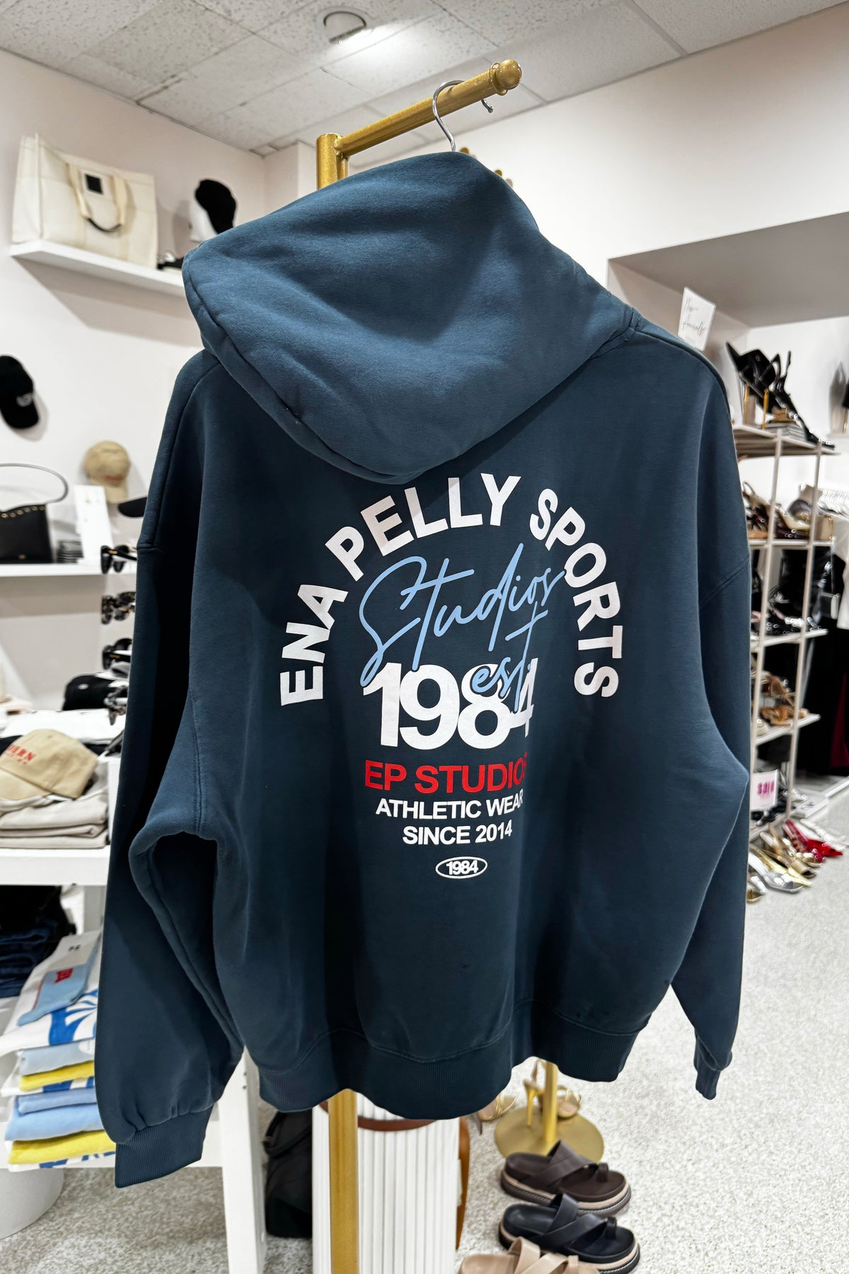 Ena Pelly Script Studio Hoodie | Emerald