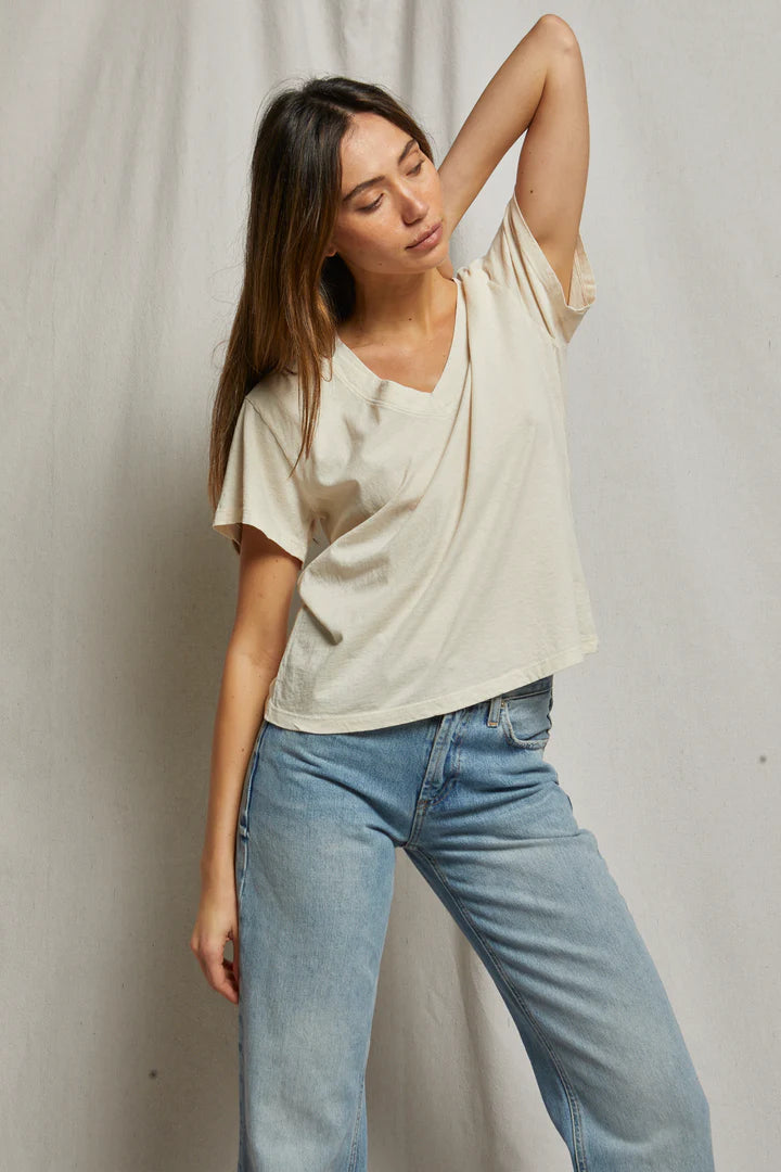 Perfect White Tee Hendrix Basic V Neck Tee | Sugar
