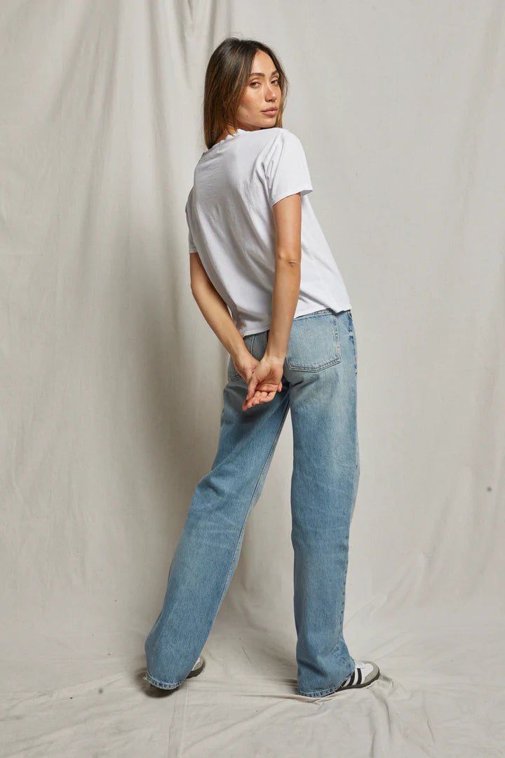 Perfect White Tee Harley Boxy Crew Tee | White