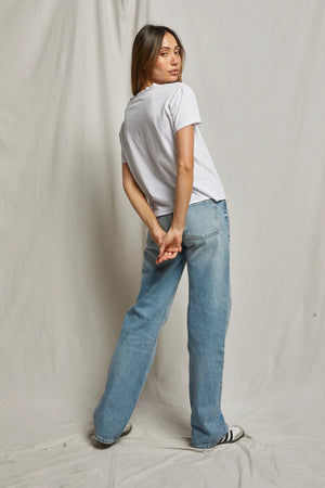 Perfect White Tee Harley Boxy Crew Tee | White