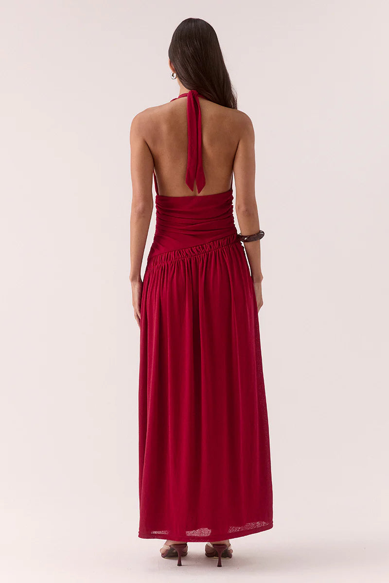 Sovere Studio Alora Maxi Dress | Rasberry