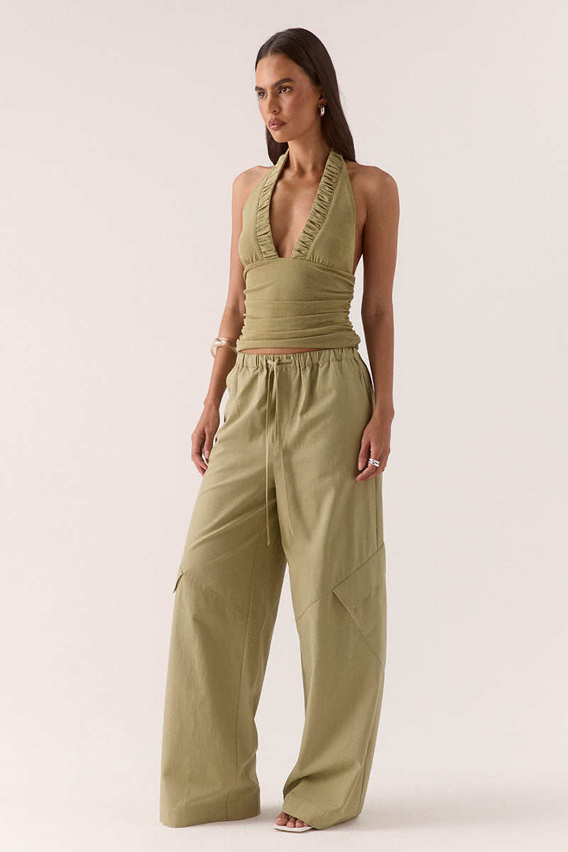 Sovere Studio Alora Top | Soft Olive