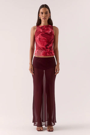 Sovere Studio Florence Top | Raspberry