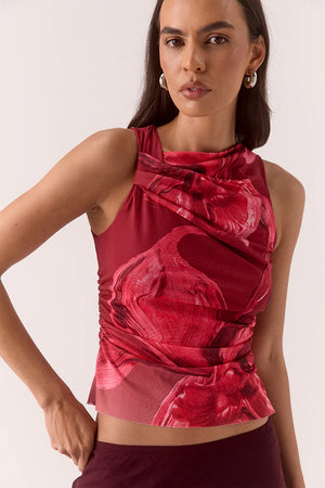 Sovere Studio Florence Top | Raspberry