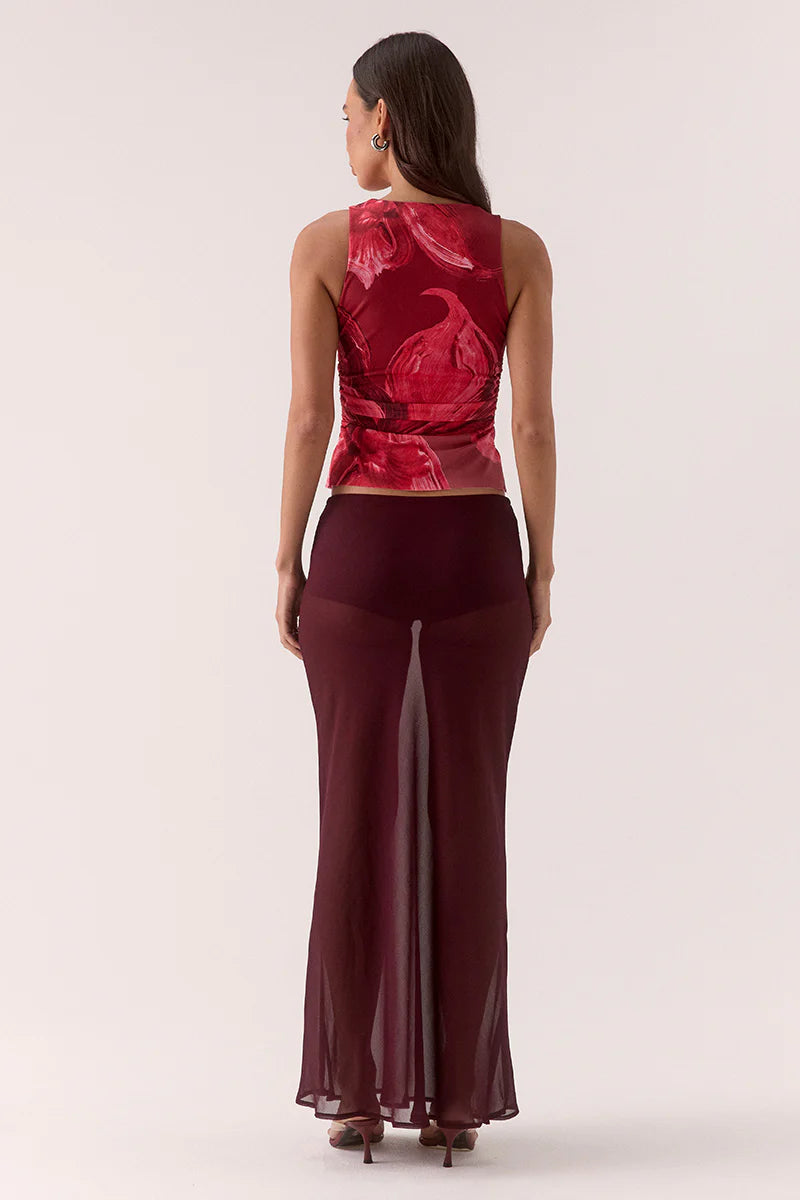 Sovere Studio Florence Top | Raspberry