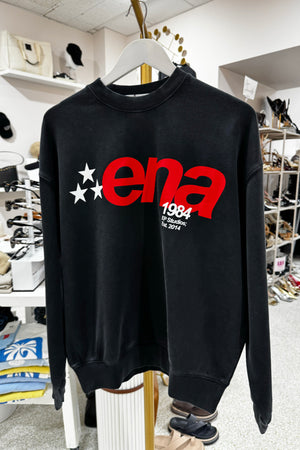 Ena Pelly Star Sweatshirt | Washed Charcoal