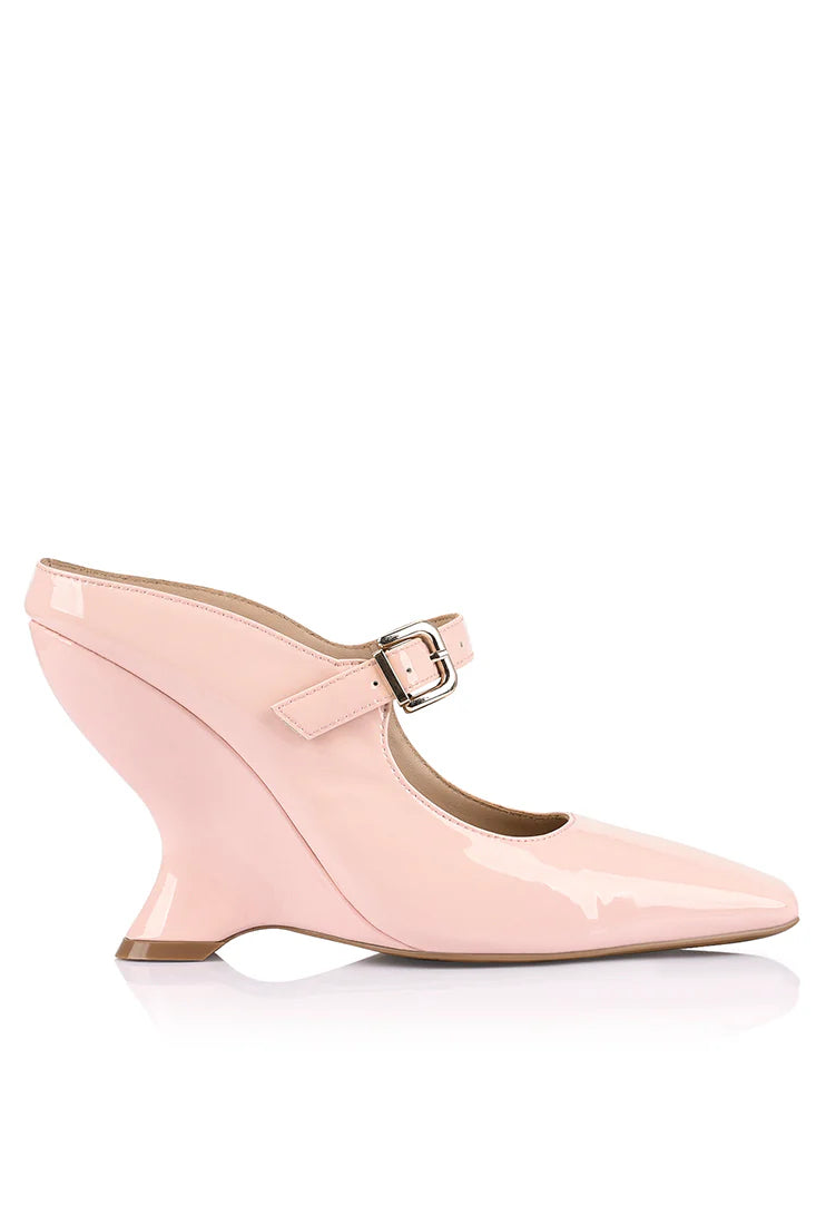 Lana Wilkinson Quinn Wedge | Blush Pink