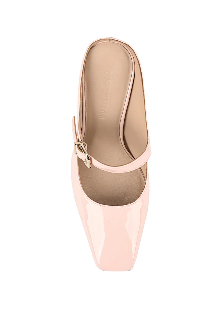 Lana Wilkinson Quinn Wedge | Blush Pink