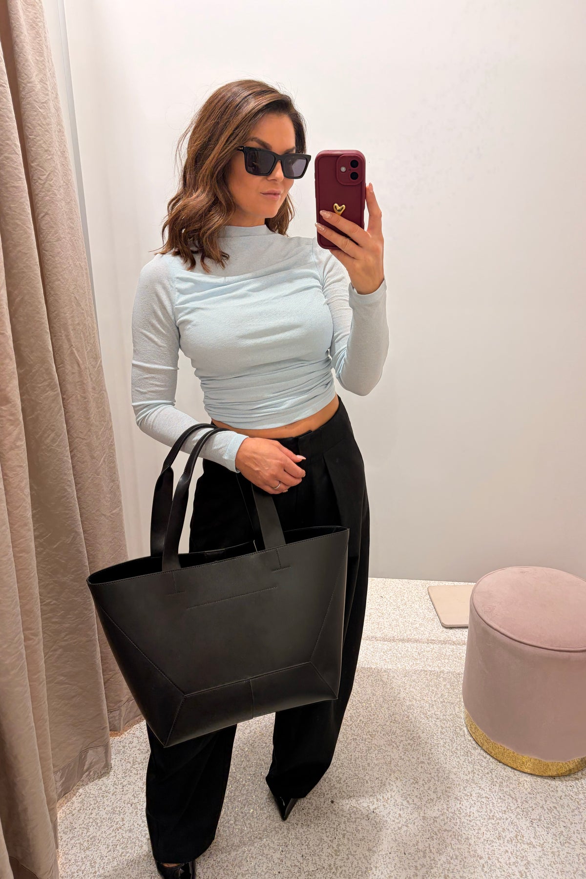 Nude Lucy Calista Mesh Long Sleeve Top | Glacier