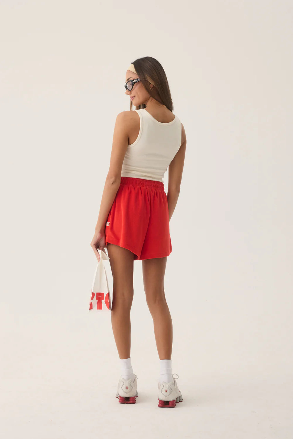 Araminta James Tropiques Terry Short | Apple Red